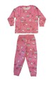 Girls Flannel 2-Piece Polo Pyjamas - Pink
