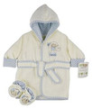Just Born Naturals Organic Robe and Bootie Set - Monkey