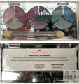 Just Shine Eye Shadow Palette (9 piece glitter cream)  UPC Code 19052735) - Front and Back