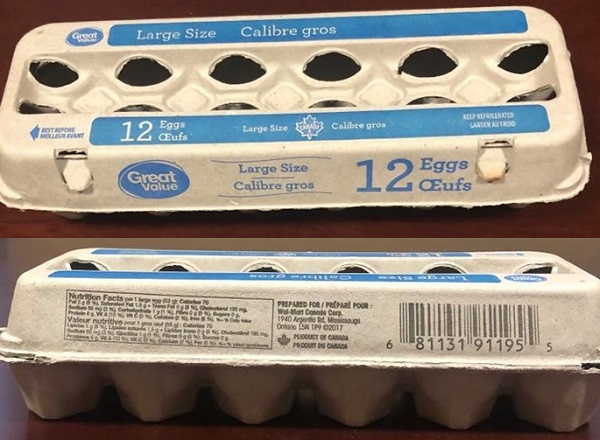 Great Value – Large Size Eggs (12 eggs)