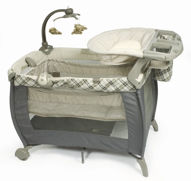 eddie bauer playpen with bassinet