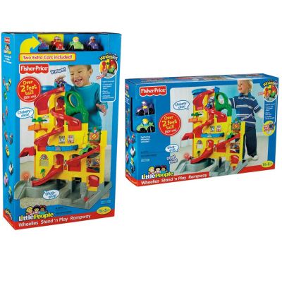 fisher price wheelies stand n play rampway