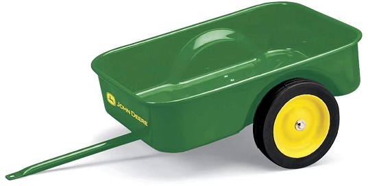 john deere tricycle with trailer