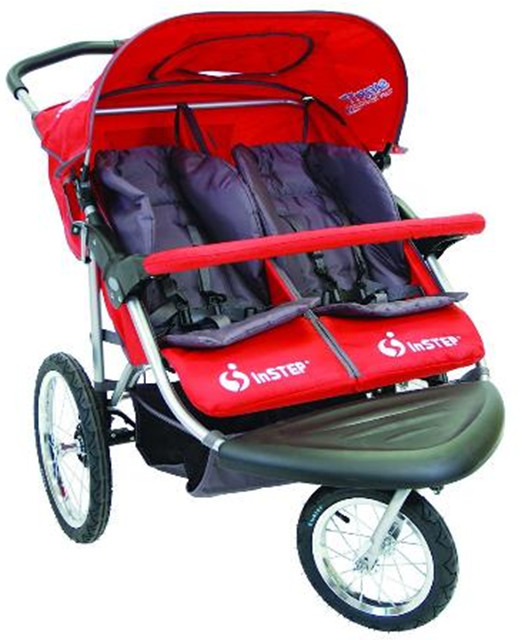 instep safari tandem double jogging stroller