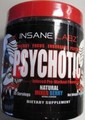 Insane Labz Psychotic Infused Pre-workout (jar and sachet)
Workout supplement