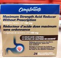 Maximum Strength Acid Reducer Without Prescription (ranitidine) sold under the brand names Atoma, Biomedic, Compliments, Co-op Care+, Equate, Exact, Health One, Kirkland Signature, London Drugs, Option+, Personnelle, Pharmasave, Rexall and Selection