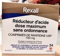 Maximum Strength Acid Reducer Without Prescription (ranitidine) - Rexall 