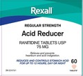 Rexall Acid Reducer (60 tablets), Lot 621791S