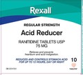 Rexall Acid Reducer (10 tablets), Lot 621791F, 621791M