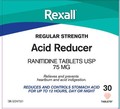 Rexall Acid Reducer (30 tablets), Lot 621791E, 621791W