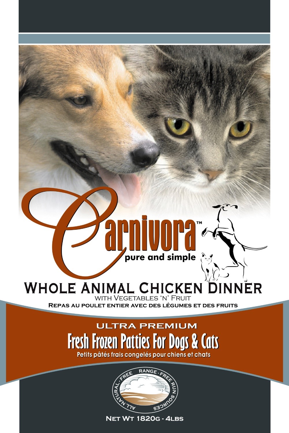 Carnivora Fresh Frozen Patties for Dogs and Cats recalled due to E 