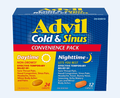 Advil Cold & Sinus Day/Night Convenience Pack. Box of 36 caplets (24 daytime and 12 nighttime)